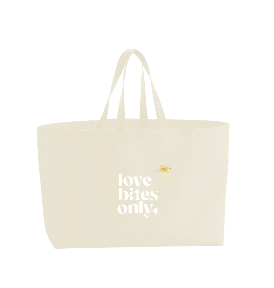 Natural Printed Bag Front