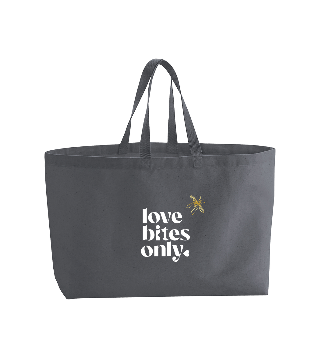 Graphite Grey Printed Bag Front
