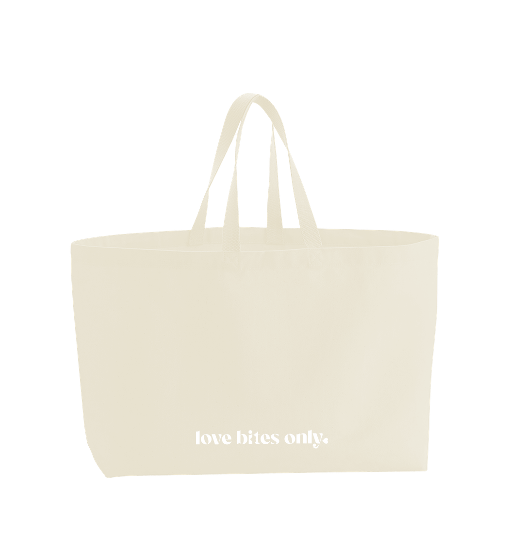 Natural Printed Bag Back
